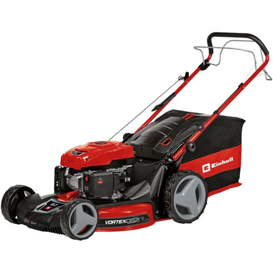 Einhell Tondeuse à gazon thermique GC-PM 56/2 S HW (173cc, surfaces jusqu’à 2 200 m², Largeur de coupe 56 cm)